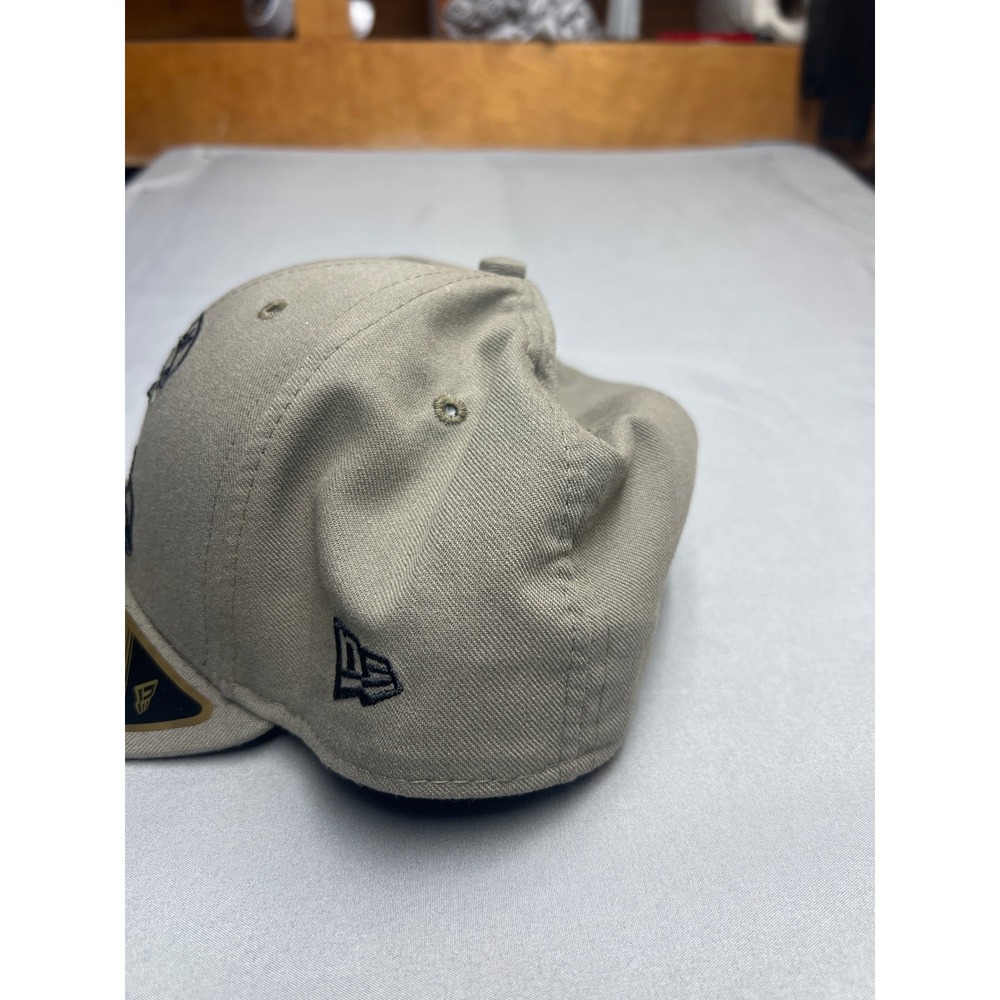 New Era Dallas Cowboys 59FIFTY Low Profile Hat Crafted in USA Tan Size 8 - Picture 2 of 5